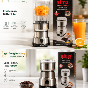 Nima Japan NM-8400 2550W Coffee & Juice Electric Blender with stainless steel bowl for juice, smoothie and coffee grinding use in kitchen Bangladesh